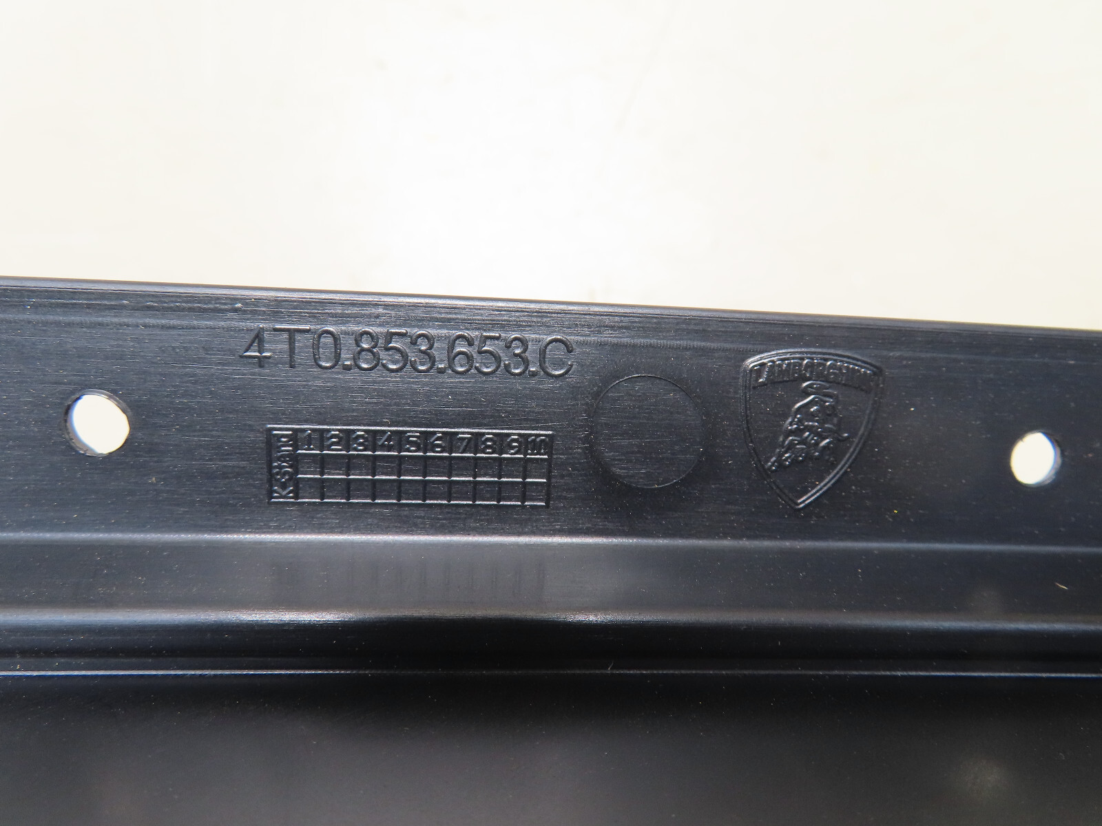 2020-2021 LAMBORGHINI HURACAN EVO RADIATOR GRILLE LEFT SIDE OEM 4T0853653C