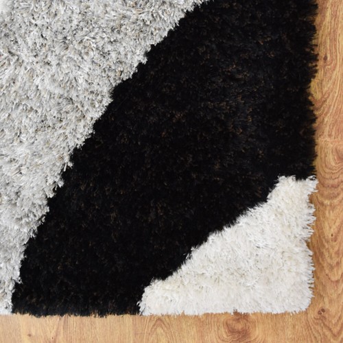 Hand Tufted Shag Polyester Area Rug Contemporary Multicolor BBH Homes BBK00047 - Picture 92 of 97