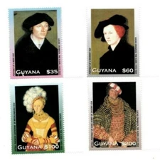 Guyana - 2003 - Lucas Cranach - Set Of 4 Stamps - MNH
