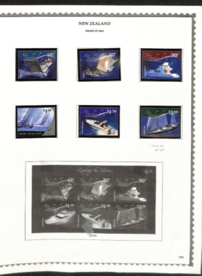 nzページ New Zealand, Postage Stamp, #1819-1824 Mint NH, 2002 Boats | eBay