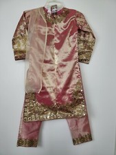 3 pc Girls Kids Pakistani Indian fancy dress with FREE Bangles