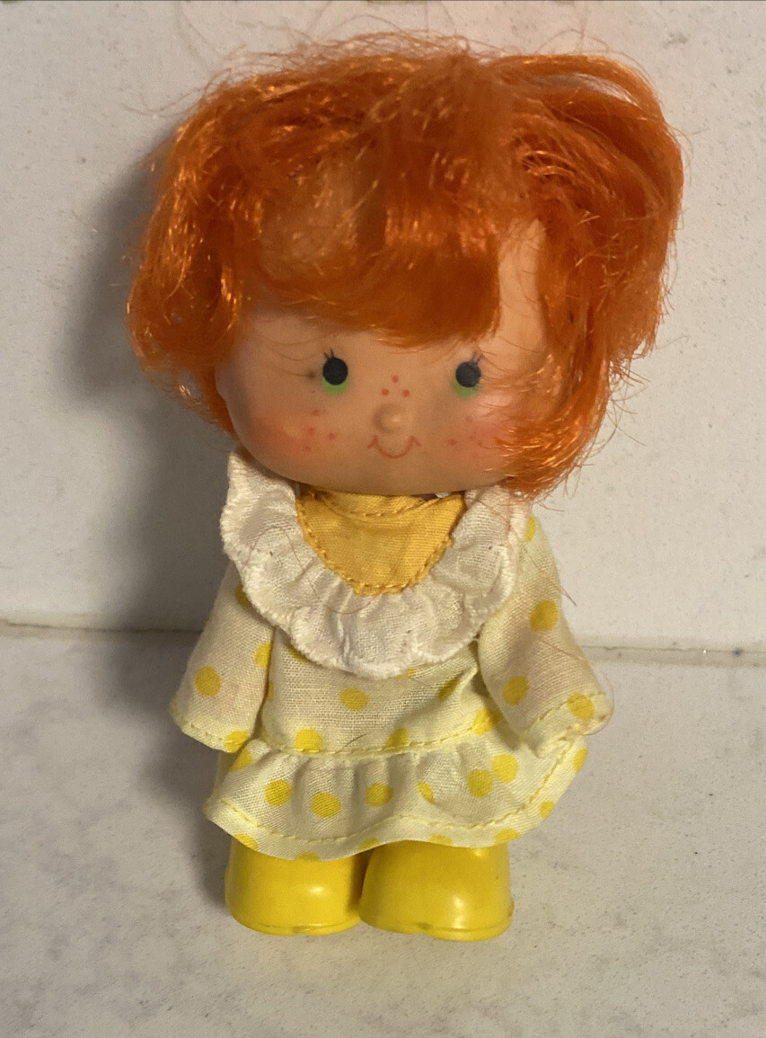 1979 American Greetings small doll orange hair toy figure freckles