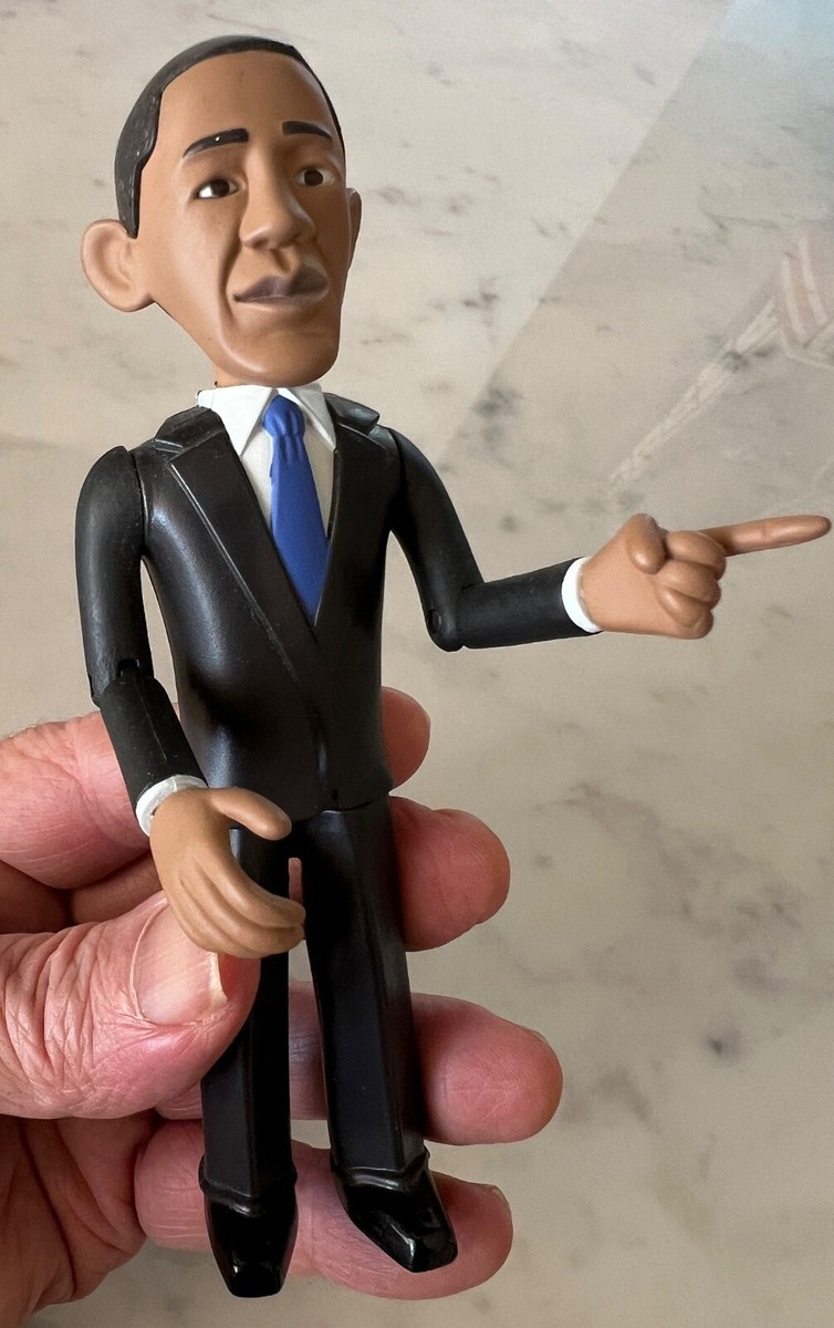 Set De 4 Figurines Barack Obama, Presidential Heroes, Rares, Sous Blister D'origine