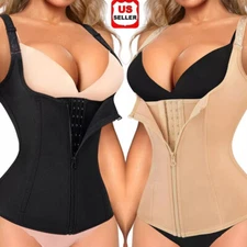Fajas Reductoras Colombianas Body Shaper Waist Trainer Abdomen Control Tank Tops