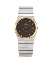 VTG Concord  Mariner SG Watch Swiss SS Bracelet &18K Gold Quartz 