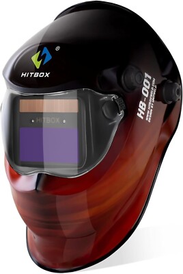 Echte Farbe Solar Auto Verdunkelung Schweißerhelm Maske Schleifen MIG MMA Tig