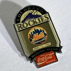 Colorado Rockies New York Mets 1993 Inaugural Season Coca-Cola Coors Field Pin