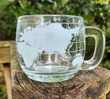 1970s Nestle Glass Globe Mug