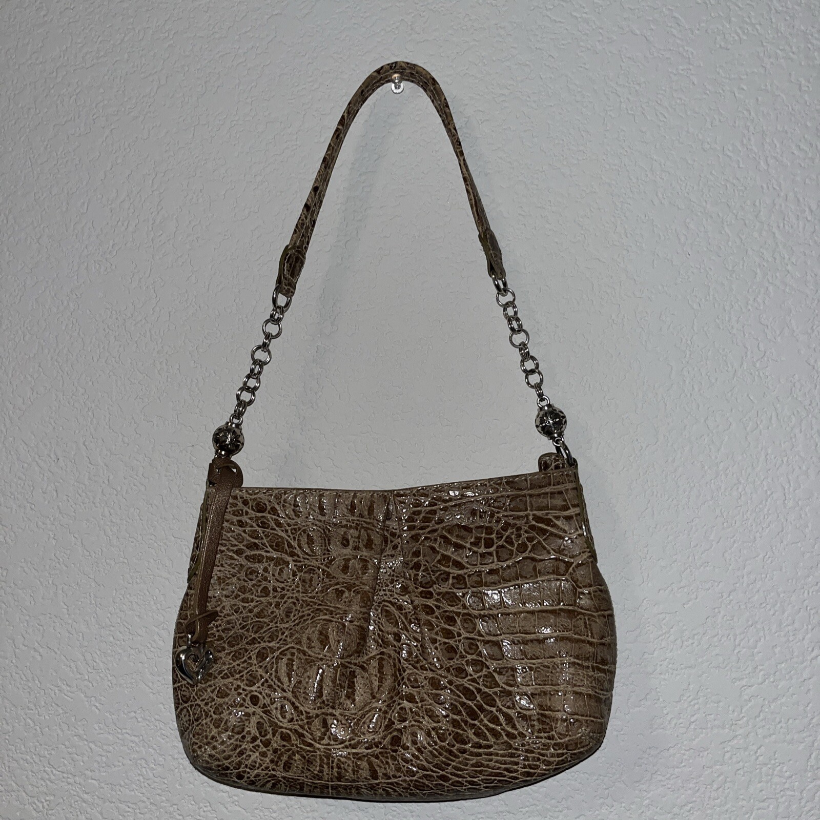 BRIGHTON BEAUTIFUL CROCODILE PATTERN LEATHER SHOU… - image 4