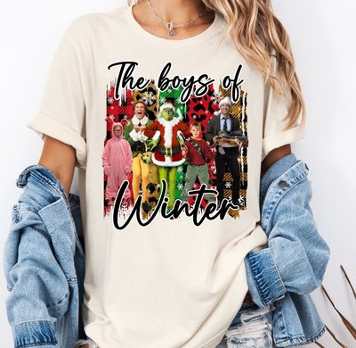 The Boys Of Winter Shirt Holiday Movie Sweatshirt Funny Xmas 90s Style Character