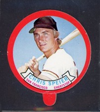 1973 TOPPS CANDY LIDS  CHRIS SPEIER  SAN FRANCISCO GIANTS  25944