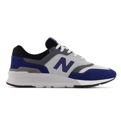 New Balance Herren Marineblau Grau Leder Sneaker Turnschuhe Sportschuhe CM997HVE
