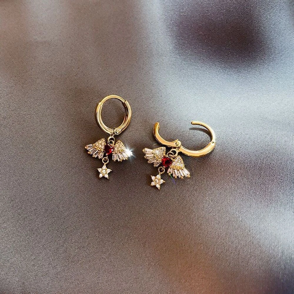 Gold earrings for women for daily use deals
