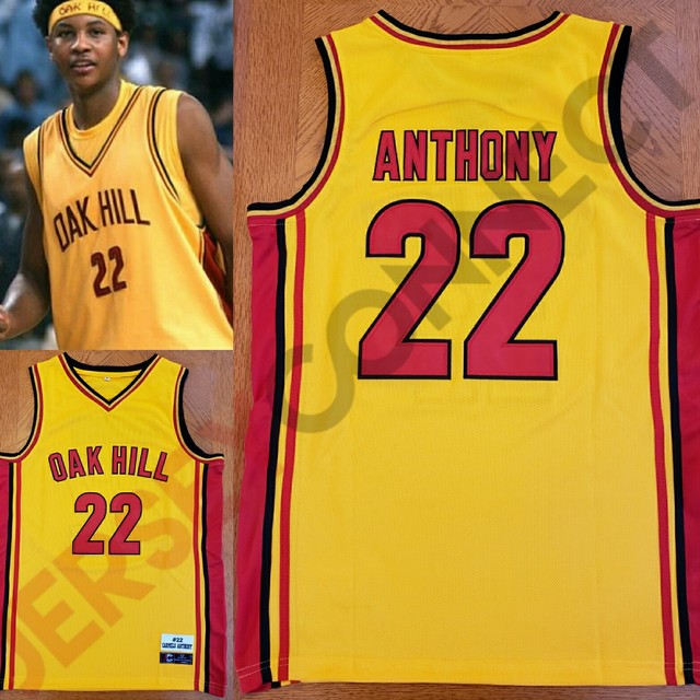 NWOT Men's Carmelo Anthony Oak Hill Academy Basketball Jersey (S,M,L,XL