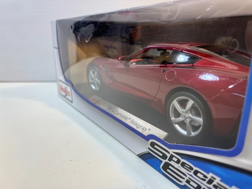 2014 Chevy Corvette neu im Karton im Maßstab 1:18 Druckguss von Maisto - Bild 3 von 7
