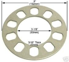 2 Pc Chevy Corvette Wheel Spacers 5 Lug 316 Inch Thick Ap-606