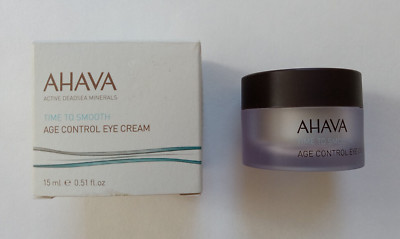 NIB Ahava Time To Smooth Age Control Eye Cream 15 ml / 0.51 fl oz