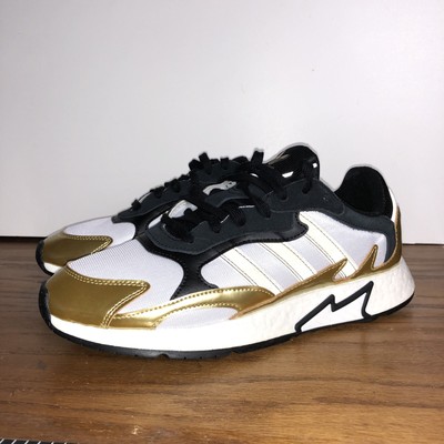 Adidas TRESC Run BOOST Running Shoes Gold Black White Men's Size 10  [EG5661] | eBay
