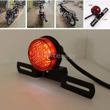 Motorcycle Rear LED Tail Brake Stop Light For Harley Chopper Bobber CAFE RACER