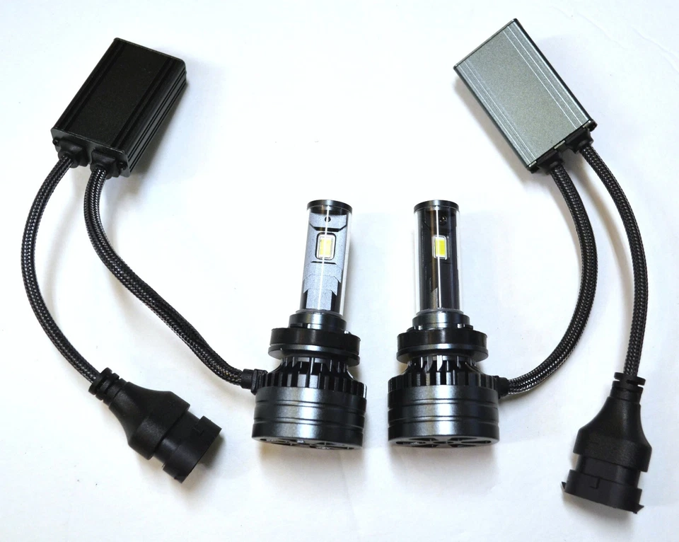 LED Kit F15 140W H9 6000K White Two Bulbs Head Light High Beam Replacement Lamp - Image 4 of 4