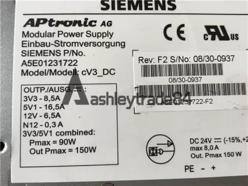 1PCS USED SIEMENS A5E01231722 Power Module Supply Tested