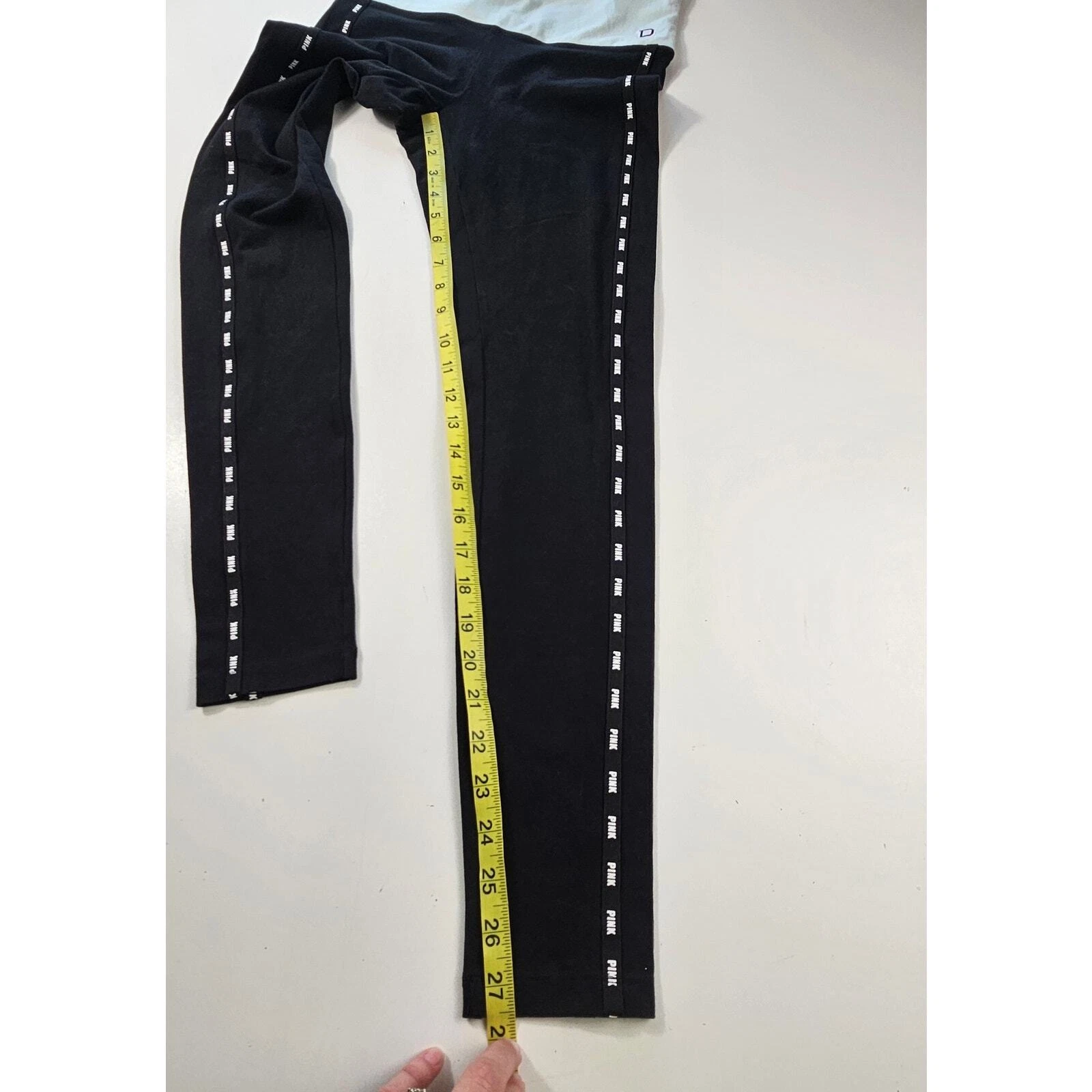 victoria-secret-vs color block y2k spell out leggings