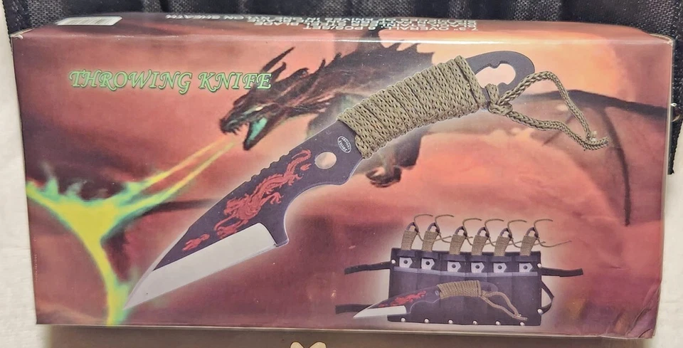 Cuchillos de lanzamiento 6 piezas nuevos en funda/caja Foto 3 de 3