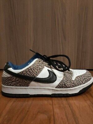 Nike SB Dunk Low Supreme White Cement Size Us 10.5 Pre-Owned Nike SB Dunk Low Supreme White Cement Size Us 10.5 Pre-Owned