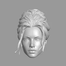 Female Warrior Queen custom head for Mythic Legions & other action figures