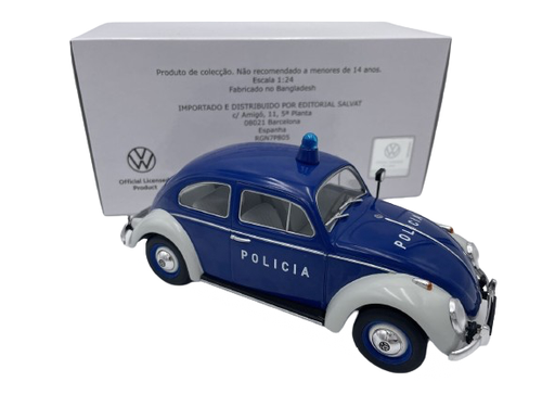Coche clásico Volkswagen Escarabajo - POLICIA (Escala 1/24) Edicion Especial VW - Imagen 4 de 9