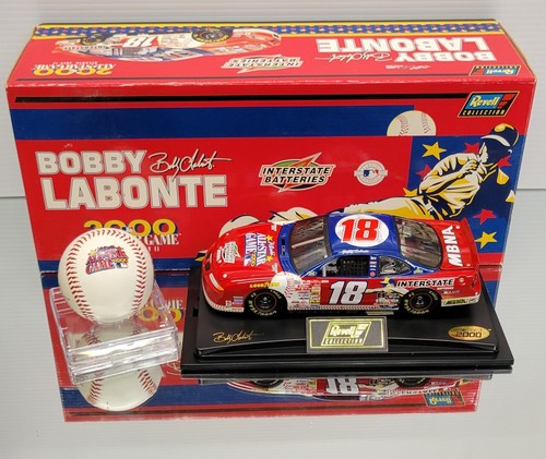 BOBBY LABONTE 2000 MLB ALLSTAR 1/24 REVELL DIECAST W/ BASEBALL - Picture 1 of 4