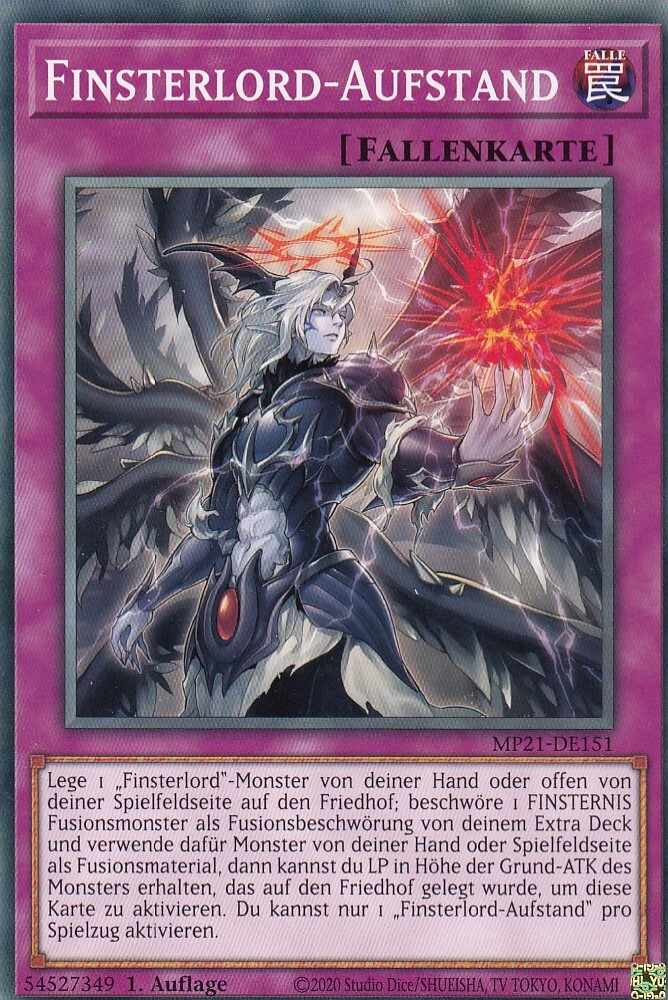 Yu-Gi-Oh! Finsterlord-Aufstand Common Reprint – Deutsch, Inkl. Fieldcenter-Karte