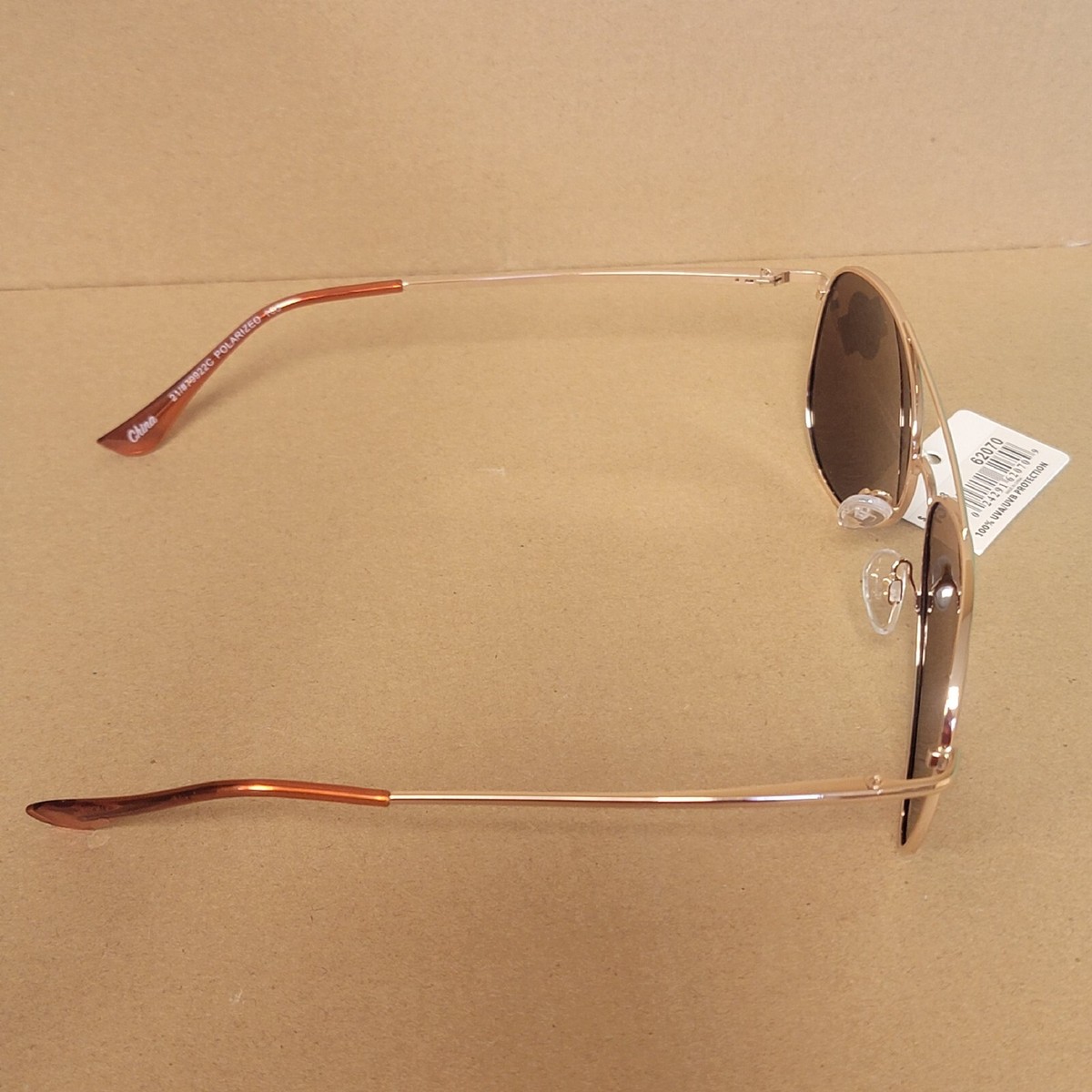 Piranha Polarized Reduces Glare Aviator Sunglasses Style # 62070
