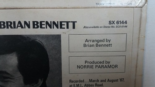 Brian Bennett (The Shadows) - Change of Direction (Mono) LP - Columbia Label - Picture 4 of 4