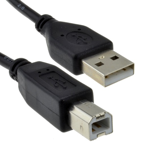 USB Printer Cable 2.0 24AWG Lead A to B 25cm/50cm/1m/2m/3m/5m Kodak Epson HP - Picture 2 of 10