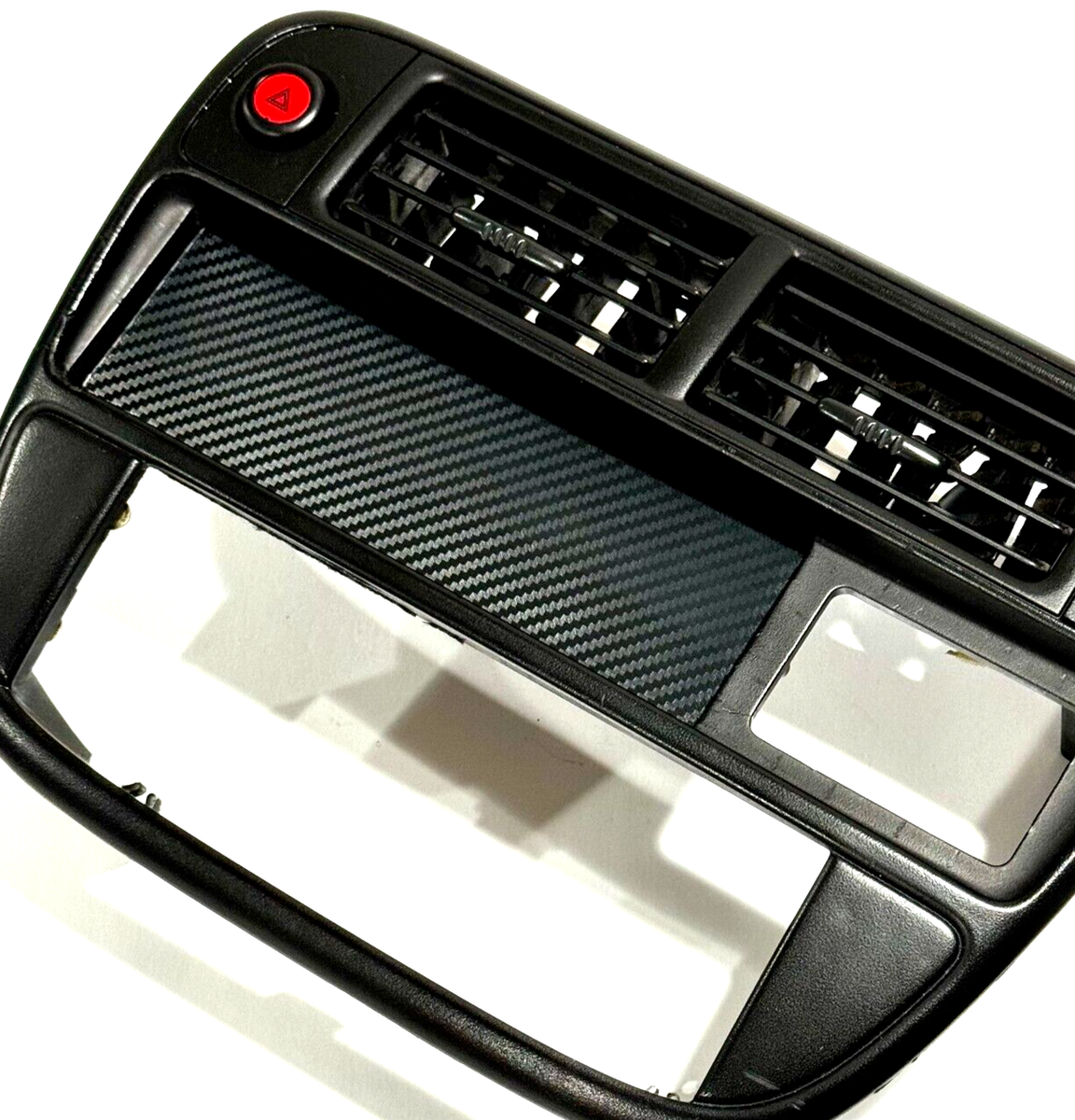 Single Din DELETE abs CARBON FIBER TEXTURE Radio Stereo Delete