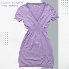 UrbanOutfitters Women's Small Cable-Knit Dress Cinched Waist
