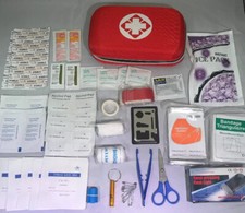 60 Pcs First Aid Kit For Emergencies At Home Car Camping Traveling Boat Business