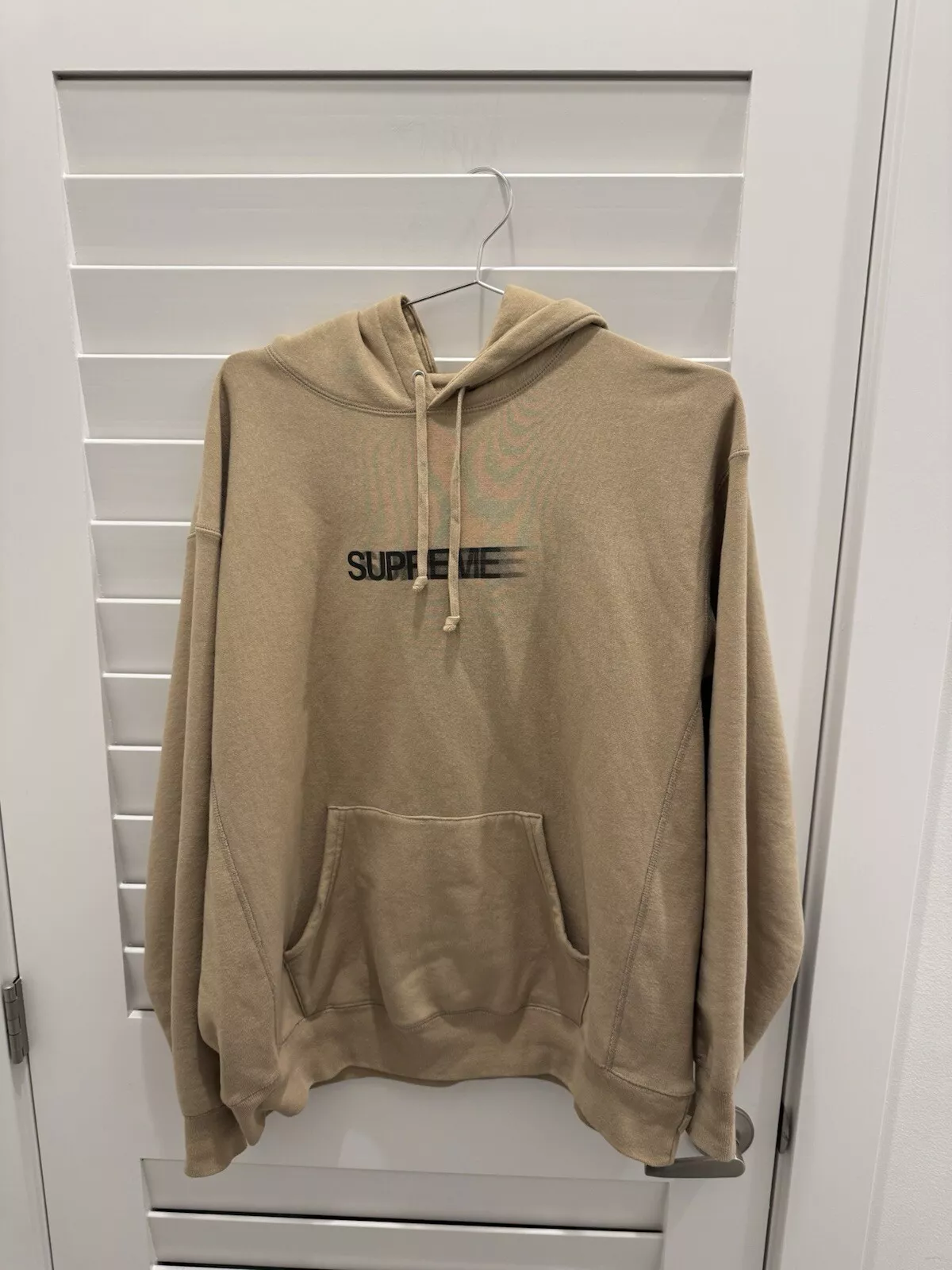 Sweat à capuche Supreme Motion Logo SS23 taille L marron foncé
