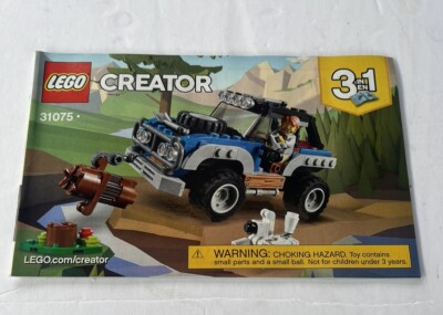 Lego Technic Creator 31075 Manual Booklet Only Free Shipping!