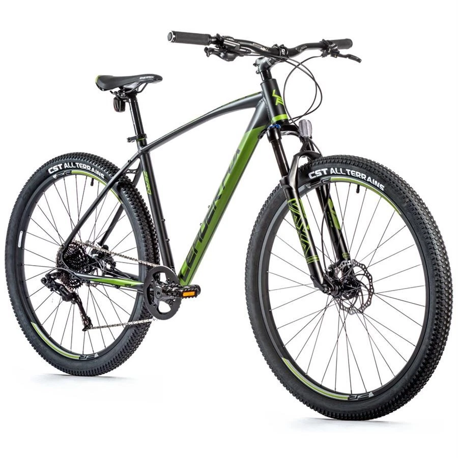 29 Zoll Alu Leader Fox Zero MTB Fahrrad S-Ride 9 Gang Disc schwarz matt Rh 51cm - Bild 1 von 1