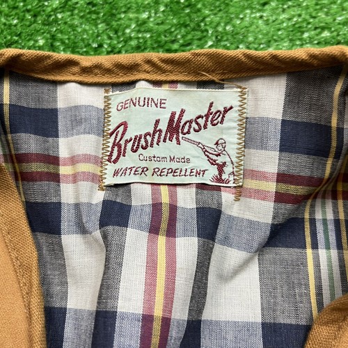Brush Master Vintage Hunting Game Bag Shooting Vest Pockets Size Large USA - Picture 3 of 12