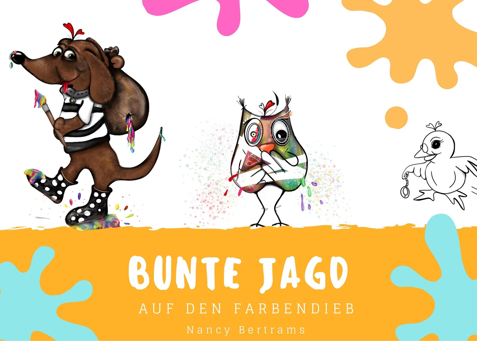 Nancy Bertrams | Bunte Jagd Auf Den Farbendieb | Taschenbuch | Deutsch