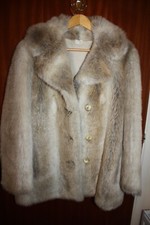 Beautiful  French Designer ~ F-P ~ Faux Fur ~ Ladies Jacket Size 12/14 (38/40)
