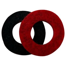 Deka #01253 2 Piece Black & Red Battery Top Post Terminal Protectors Set