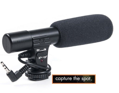 Mini Condenser Prof. Microphone For Panasonic Lumix DMC-G7 DMC-G7H DMC-GF7 - Picture 2 of 12