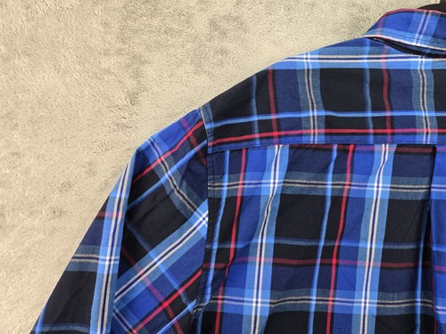 U. S. Polo Assn. Men's XLT Plaid Button Up Blue Long Sleeve Shirt Preppy NWT - Picture 18 of 24