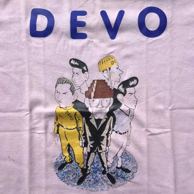 DEVO Band Funny White T-Shirt Cotton Classic Unisex Tee  D1123