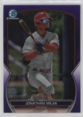 2023 Bowman Draft Chrome Purple Refractor 88/250 Jonathan Mejia #BDC-115 pe8