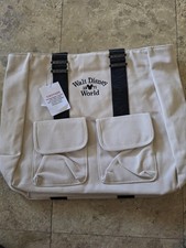 Walt Disney World Vintage Style Canvas Tote Bag NWT 1971